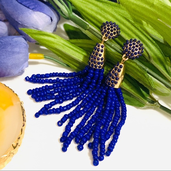 🌹Blue COBALT Sugarfix by Baublebar earring - Picture 4 of 9